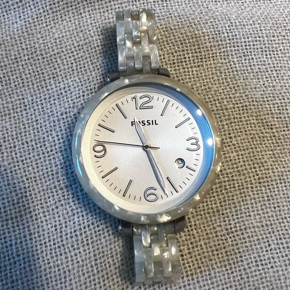 Fossile ceramic watch - Picture 1 of 2